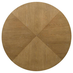 Danvers Round 54-inch Wood Dining Table Brown Oak - 109150