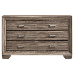 Kauffman 4-piece California King Bedroom Set Washed Taupe - 204191KW-S4
