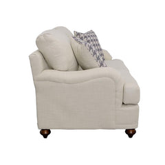 Glenn Upholstered English Arm Loveseat Light Grey and Blue - 511092