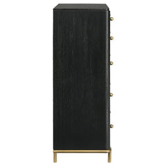 Arini 5-drawer Bedroom Chest Black - 224335