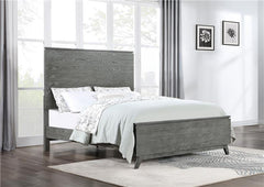 Nathan Wood Queen Panel Bed Grey - 224601Q
