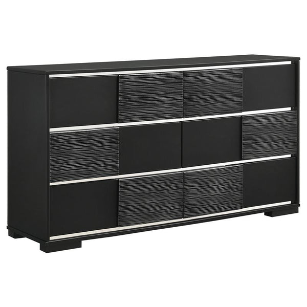 Blacktoft 6-drawer Dresser Black - 207103
