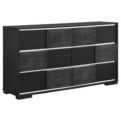 Blacktoft 6-drawer Dresser Black - 207103