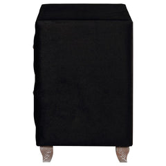 Deanna 2-drawer Rectangular Nightstand Black - 206102