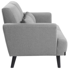 Blake Upholstered Track Arm Loveseat Sharkskin - 511122