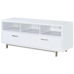 Casey 2-drawer Engineered Wood 60" TV Stand White - 701972