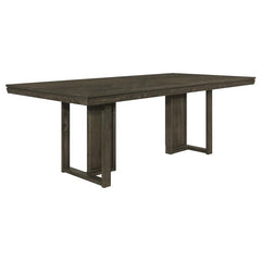 Kelly 7-piece Rectangular Dining Table Set Beige and Dark Grey - 107961-S7