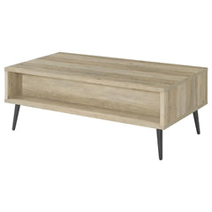Welsh 1-drawer Engineered Wood Coffee Table Antique Pine - 701038