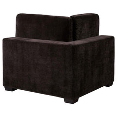 Lakeview Upholstered Corner Chair Dark Chocolate - 551465