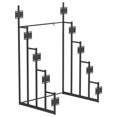 Duarto 5-tier Headboard Display Rack Black - 301301