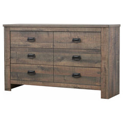 Frederick 6-drawer Dresser Weathered Oak - 222963