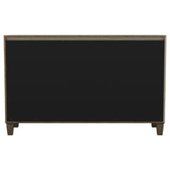 Matisse 4-drawer Dining Sideboard Buffet Cabinet with Rattan Cabinet Doors Brown - 108315