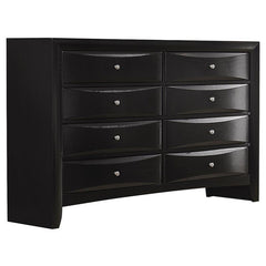 Briana 5-piece Queen Bedroom Set Black - 202701Q-S5