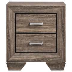 Kauffman 5-piece Eastern King Bedroom Set Washed Taupe - 204191KE-S5