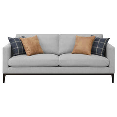 Apperson Upholstered Track Arm Sofa Light Grey - 508681