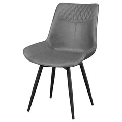Brassie Upholstered Side Chairs Grey (Set of 2) - 110272