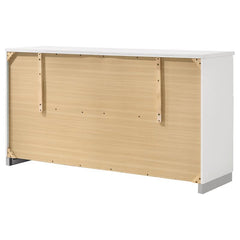 Felicity 6-drawer Dresser Glossy White - 203503
