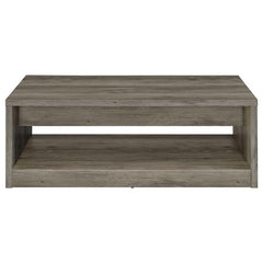 Felix 2-drawer Engineered Wood Coffee Table Grey Driftwood - 707728
