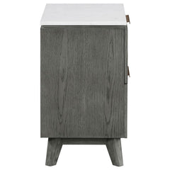 Nathan 2-drawer Nightstand Grey - 224602