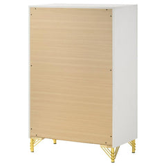 Lucia 5-drawer Bedroom Chest White - 224735