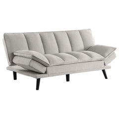 Laredo Upholstered Tufted Convertible Sofa Bed Light Grey - 360017