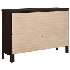 Carlton 5-piece California King Bedroom Set Cappuccino - 202091KW-S5