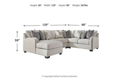 Dellara 4-Piece Sectional with Chaise - 32101S5