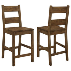 Coleman Counter Height Stools Rustic Golden Brown (Set of 2) - 192029