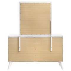 Janelle 6-drawer Dresser with Mirror White - 223653M