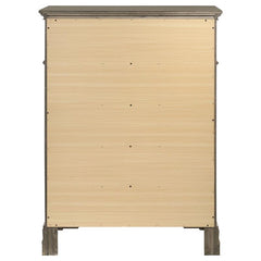 Manchester 5-drawer Bedroom Chest Wheat Brown - 222895