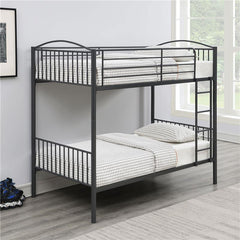 Anson Twin Over Twin Bunk Bed Gunmetal - 400739T