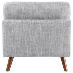 Churchill Upholstered Tufted Armless Chair Grey - 551302