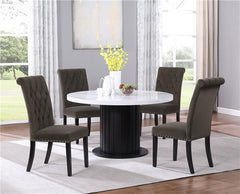 Alana Upholstered Tufted Side Chairs with Nailhead Trim (Set of 2) - 115172