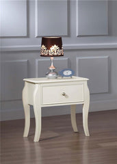 Dominique 1-drawer Youth Nightstand Cream White - 400562