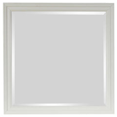 Sandy Beach Rectangular Dresser Mirror Cream White - 201304