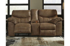 Boxberg Reclining Loveseat with Console - 3380294