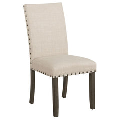 Ralland Upholstered Side Chairs Beige and Rustic Brown (Set of 2) - 193132