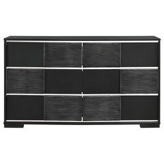 Blacktoft 6-drawer Dresser Black - 207103