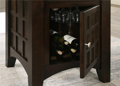 Gabriel Square Counter Height Dining Table Cappuccino - 100438
