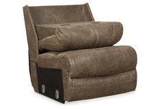 Segburg Armless Chair with Drop Down Table - 3430354