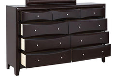 Phoenix 9-drawer Dresser Cappuccino - 200413