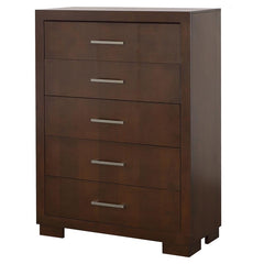 Jessica 5-drawer Chest Cappuccino - 200715