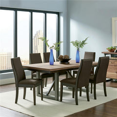 Spring Creek Dining Table with Extension Leaf Natural Walnut - 106581