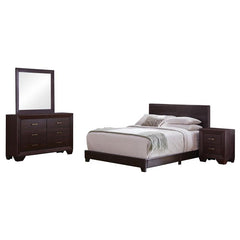 Dorian 4-piece Twin Bedroom Set Dark Cocoa - 300762T-S4