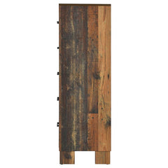 Sidney 5-drawer Bedroom Chest Rustic Pine - 223145