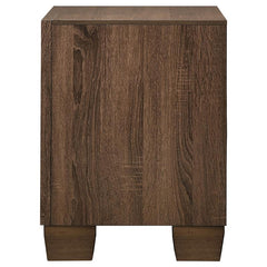Brandon 2-drawer Nightstand Medium Warm Brown - 205322