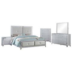 Larue 5-piece Queen Bedroom Set Silver - 224491Q-S5