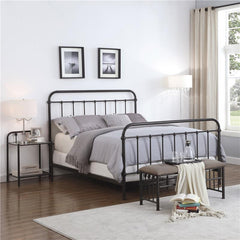 Livingston Metal 1-shelf Nightstand Dark Bronze - 301392