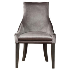 Phelps Upholstered Demi Wing Chairs Grey (Set of 2) - 121714