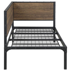 Getler Metal Twin Daybed Weathered Chestnut - 300836